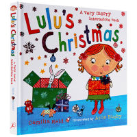 Lulus original English picture book lulus Christmas hardcover touch flip operation book