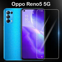 ENYX ฟิล์มกระจกใส  OPPO Reno5 5g  แบบใสไม่เต็มจอและไม่ดันเครส  ติดง่าย ทัชกสรีนลื่น สีสดใส