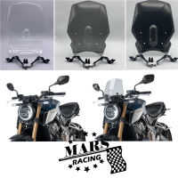 รถจักรยานยนต์กีฬา Visor Viser กระจกบังลมเหมาะสำหรับ Honda CB650R 2019 2020 2021 CB650-R 2021 Double Bubble