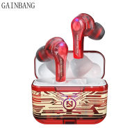 GAINBANG TS-200 Wireless Bluetooth Earphones Touch Control Earbud Noise Reduction Headphones Sports Waterproof Headsets With Mic