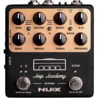 【lz】♂✻  NUX-Multi Effect Pedal Processor Amp Simulator Delay Reverb Booster Kompressor acústico elétrico peças acessórios