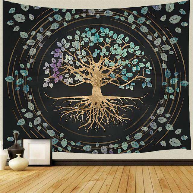 tarot-brand-mysterious-tree-of-life-mushroom-forest-sun-and-moon-decoration-tapestry-bohemian-home-dorm-dream-decoration