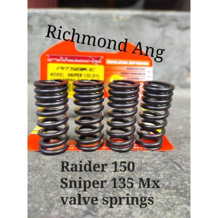 pitsbike racing valve spring sniper 135 mx and raider 150 carb r150