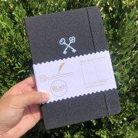 Secret Keeper A5 Dot Grid Notebook Dotted Journal 180gsm Bamboo Inner Paper Waterproof Fabric Hardcover