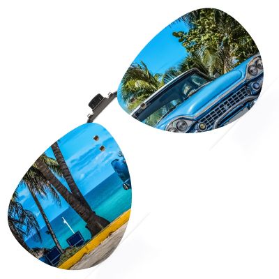 Yoolens Kacamata Clip-On Flip Up Terpolarisasi Tanpa Bingkai untuk Kacamata Resep-Lensa TAC dengan UV400 809
