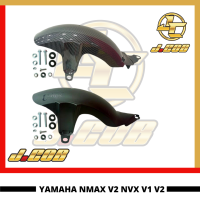 Yamaha Nvx V1 V2หลังแบบดูดกันชนด้านในคาร์บอนแบล็ครุ่นใหม่