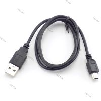 Mini USB 2.0 A Male to 5 Pin Male B Connector Data Sync Extension Charging Cable Cord Adapter Wires YB21TH