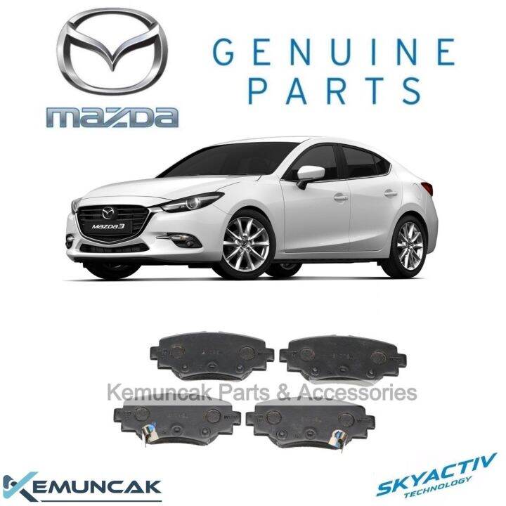 2018 Mazda 3 Rear Brake Pad Replacement Genuine Mazda 3 Rear Brake Pad (Skyactiv) set | Lazada