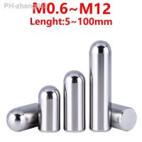 M0.6 M1 M1.5 M2 M2.5 M3 M4 M5 M6 M8 M10 M12 Round Head Pin Cylindrical Pin Positioning Pin Solid Fixed Pin 304 Stainless Steel