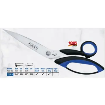 12 SOLINGEN Tailor Scissors Textile Shear Fabric Cutting Sewing Stainless  Steel