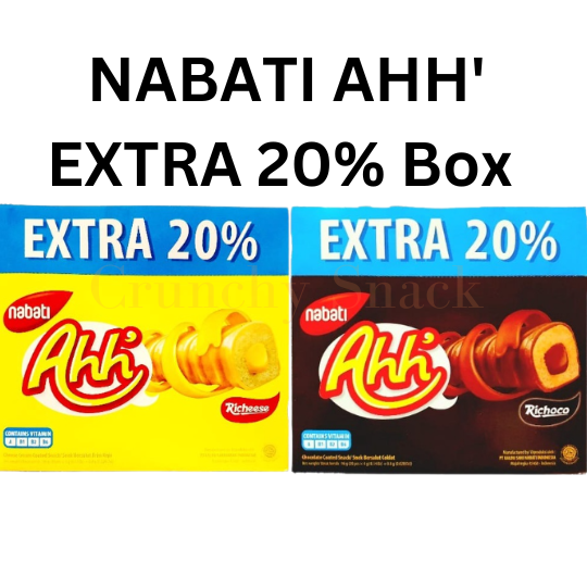 NABATI AHH' EXTRA 20% Box SNEK BERSALUT KRIM KEJU / COKLAT | Lazada