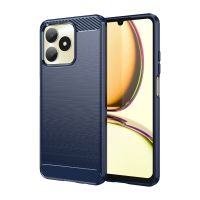 เคส C53 Realme หุ้มเกราะคาร์บอนไฟเบอร์สำหรับ Realme C53เคสโทรศัพท์แบบนิ่ม