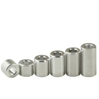 M4 M5 M6 m8 m10 Aluminum Washer Bushing Round Hollow No Thread Standoff Spacer Thickness 2/3/4/5/6/8/10/12/16mm