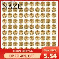 NAZE 100pcs M3 3x5x4 Thread Knurled Brass Threaded Heat Set Heat Resistant Insert Embedment Nut for 3D Printer Voron 0/0.1/2.4