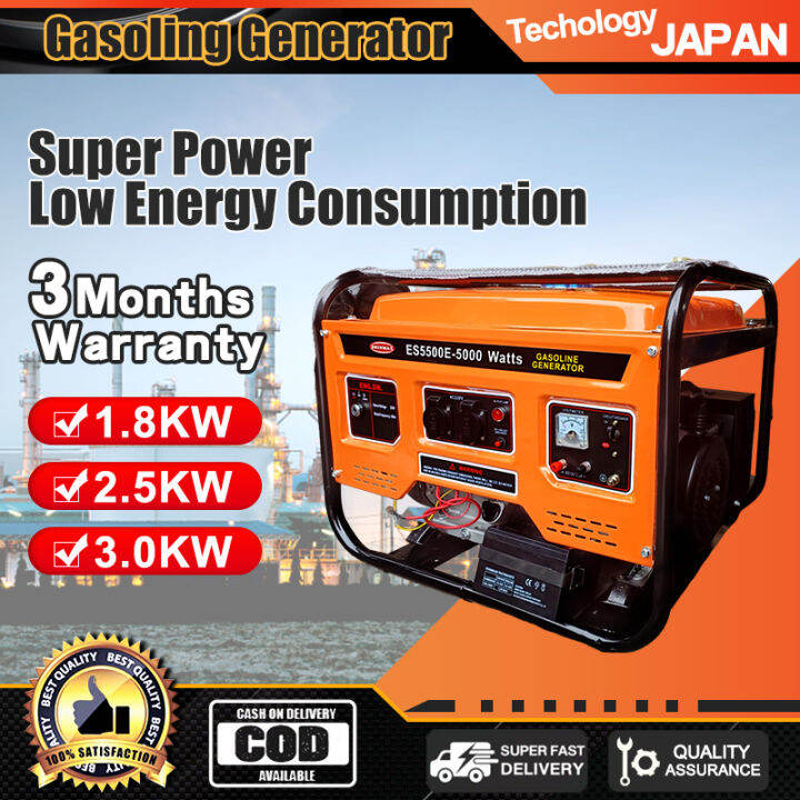 Gasoline Generator For Home 220V 60HZ Double Protection System High
