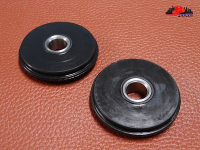 HONDA WAVE110 WAVE110i ROLLER COMPRESS CAP CHAIN SET "BLACK" (2 PCS.) // ยางกลิ้งโซ่ (กว้าง 7 ซม.) (ยาว 7 ซม.) (สูง 3 ซม.) สินค้าคุณภาพดี