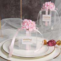 2050100pcs Bulk Wedding Gift Candy Bag For Guests Elegant Bonbonniere Favors with Ribbon Bridal Shower Hen Party Supply