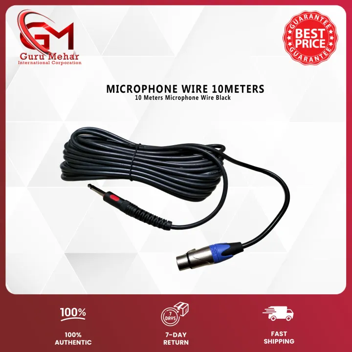 MICROPHONE WIRE (10METERS) Microphone Wire Lazada PH