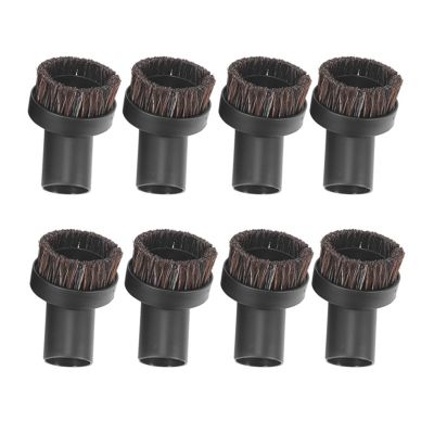 8Pcs Dust Brush Round Dusting Brush Replacement, Corner/Track Cleaning Tools,Inner Dia 32Mm