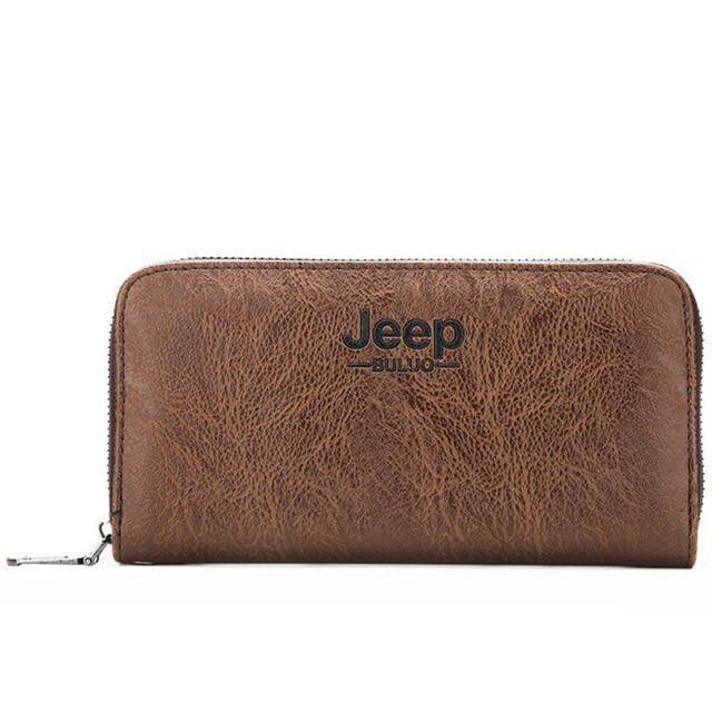 layor-wallet-กระเป๋าตังค์กระเป๋าสตางค์หนังยี่ห้อยาว-jeep-buluo-กระเป๋าตังค์อัจฉริยะผู้ชายใหม่ที่ใส่บัตรเครดิตกระเป๋าเงินแฟชั่นธุรกิจลำลอง