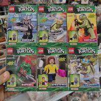 นินจาเต่า   Ninja Turtles (ชุด 6 กล่อง) ตัวต่อง่าย (มีคู่มือ) ตั้งโชว์ สะสม ของขวัญ ของเล่น เสริมพัฒนาการ(ถ้าไม่ได้ระบุ ราคาต่อ1ชิ้นนะค๊ะ) ( สอบถามรายละเอียดทักแชทนะคะ )