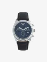 Emporio Armani นาฬิกาข้อมือผู้ชาย Sportivo Dark Blue Dial Black รุ่น AR5896