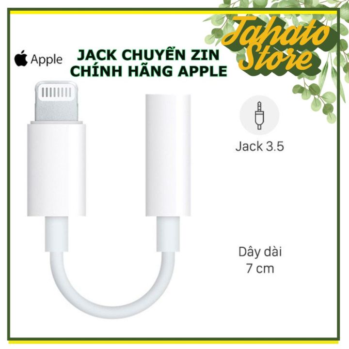 CHÍNH HÃNG] Jack Chuyển Đổi Tai Nghe  To Lightning Jack IPhone  7/8/X/XSMAX/11PROMAX 