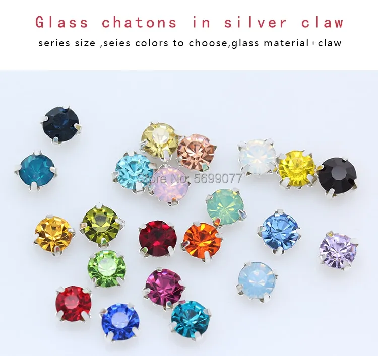 Glass on sale chatons beads