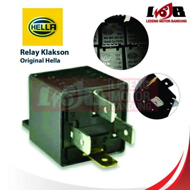 Relay Hella Kaki4 12v 30a Relai Klakson Rellay Lampu Rilai Hela Asli Lazada Indonesia