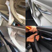 For BMW 3 Series E90 E91 318 320 2005 2006 2007 2008 2009 2010 2011 2012 Door Pull Handle Hand Sewing Microfiber Leather Cover Pipe Fittings Accessori