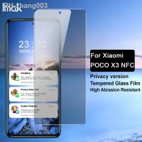 Imak Full Screen Privacy Anti-Spy Tempered Glass For Xiaomi POCO X3 NFC / POCO X3 Pro / POCO X3 Screen Protector Protective Film