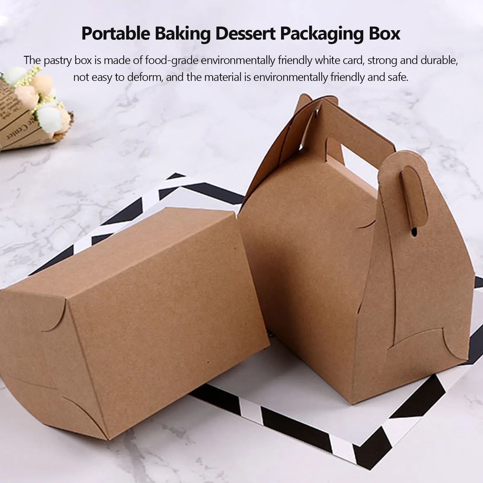 10pcs Cake Packaging Boxes Food Packing Boxes Portable Packing Boxes |  10pcs Cake Packaging Boxes Food Packing Boxes Portable Packing Boxes |  