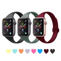 Tali Ramping untuk Apple Watch Band 44Mm 40Mm 38Mm 42Mm Ultra 49Mm Gelang Silikon Correa IWatch Seri 6 Se 5 4 3 7 8 45Mm 41Mm