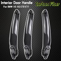 Armrest Car Left Right RHD LHD Interior Door Handle Inner Panel Pull Trim Cover For BMW E70 E71 X5 X6 2007 2014 [ELEGANT]