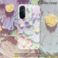 ใหม่เคสโทรศัพท์สำหรับ Huawei Nova Y71 Y70 ฝาครอบ จิตรกรรมภาพการ์ตูนซิลิโคนแบบนุ่มดอกไม้แฟชั่นกันกระแทกสำหรับ Huawei Nova Y70 Y71เคส