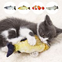 Creative Cat Toy Plush 3D Fish Shape Cat Scratch Board Interactive Gifts Fish Catnip Toys for Cat Chew Fish Toy Pet Accessories Toys