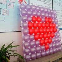 30/50pcs Balloon Wall Grids 4/9 Holes Wedding Background Decorations Balloon Gridding Valentines Day Christmas Party Supplies