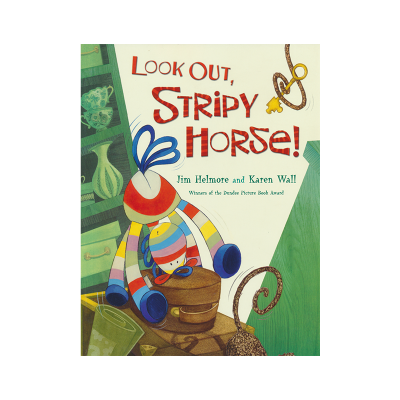 Look out, stripe horse, watch out for interesting childrens English story picture books, original English books