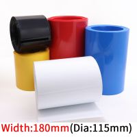 Dia 115mm PVC Heat Shrink Tube Width 180mm Lithium Battery 18650 Pack Insulated Film Wrap Protection Case Pack Wire Cable Sleeve Electrical Circuitry