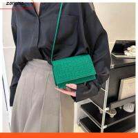 ZONGMA ลายหินสักหลาด กระเป๋า Crossbody ไหล่เดียว สีทึบทึบ กระเป๋าแมสเซนเจอร์ แฟชั่นสำหรับผู้หญิง น้ำหนักเบามาก กระเป๋าสะพายไหล่สักหลาด สำหรับผู้หญิง