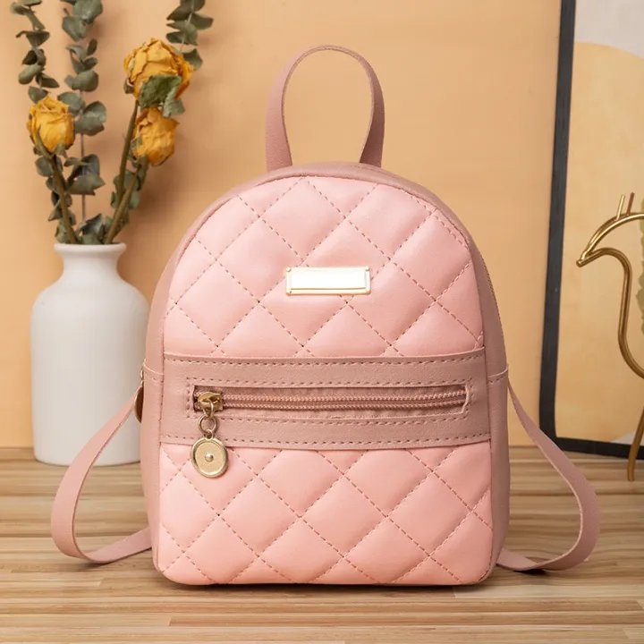 South Korea's New Trend Of Fashion Diamond Backpack With Large Capacity