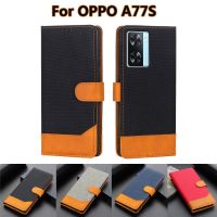 Business Case For Fundas OPPO A77S 2022 A77 S Capas Wallet Book Stand Leather Flip Phone Cover Coque De OPPO A77 5G A 77 4G Etui