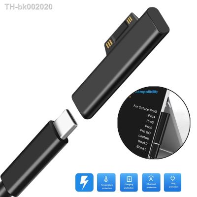◇№✕ Original Type C Female PD Fast Charging Converter Charger USB C Power Adapter Plug for Microsoft Surface Pro 7/6/5/4/3/Go/Book