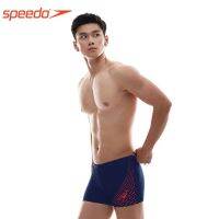 Speedo กางเกงว่ายน้ำนักมวยสำหรับผู้ชายที่ฝึกว่ายน้ำแบบมืออาชีพกันคลอรีนแห้งเร็วสไตล์ใหม่ของแท้กางเกงว่ายน้ำ