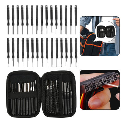 30Pcs กระเป๋ารถ Terminal Removal เครื่องมือ Puller Auto Set Mott Kit ซ่อมยานยนต์เครื่องมือ Pin Extractor รถ Terminals Disassembly