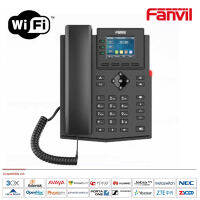 โทรศัพท์ Fanvil X303W 2.4-inch color screen, 4 SIP lines,Wi-Fi IP Phone ใช้งานกับ IP-PBX ,Cloud PBX ของ CAT ,NT รับประกัน 2 ปี ศูนย์ไทย