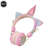 【DT】hot！ Unicorn Childrens Headset Stereo Music with Microphone Computer