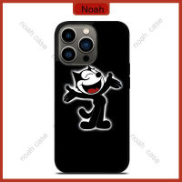 Cartoon Felix The Cat Phone Case for iPhone 14 Pro Max / iPhone 13 Pro Max / iPhone 12 Pro Max / Samsung Galaxy Note 20 / S23 Ultra Anti-fall Protective Case Cover 992