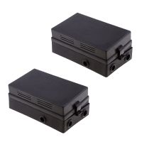 2X Car Blade Fuse Holder Relay Socket Black Box 18 Way Blade Fuse Holder Car Automotive Insurance for Automotive Marine