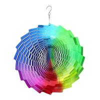 Sublimation Wind Spinners Metal Wind Spinner 11.8In 360 Degree Swivel Hanging Wind Catcher in Outdoor Garden Balcony Garden Yard Lawn Patio Decors